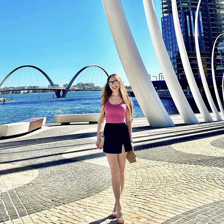 Linda Vella Travel Scenery Photoshoot in Perth Australia